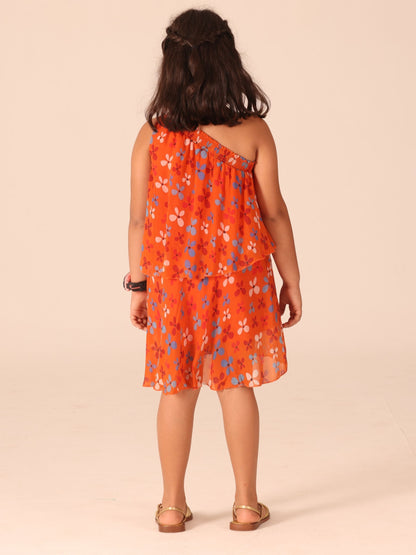 Mini Me Lara One Shoulder Mini