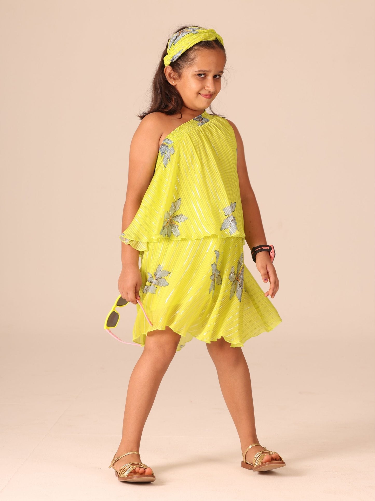 Mini Me Iris One Shoulder Mini