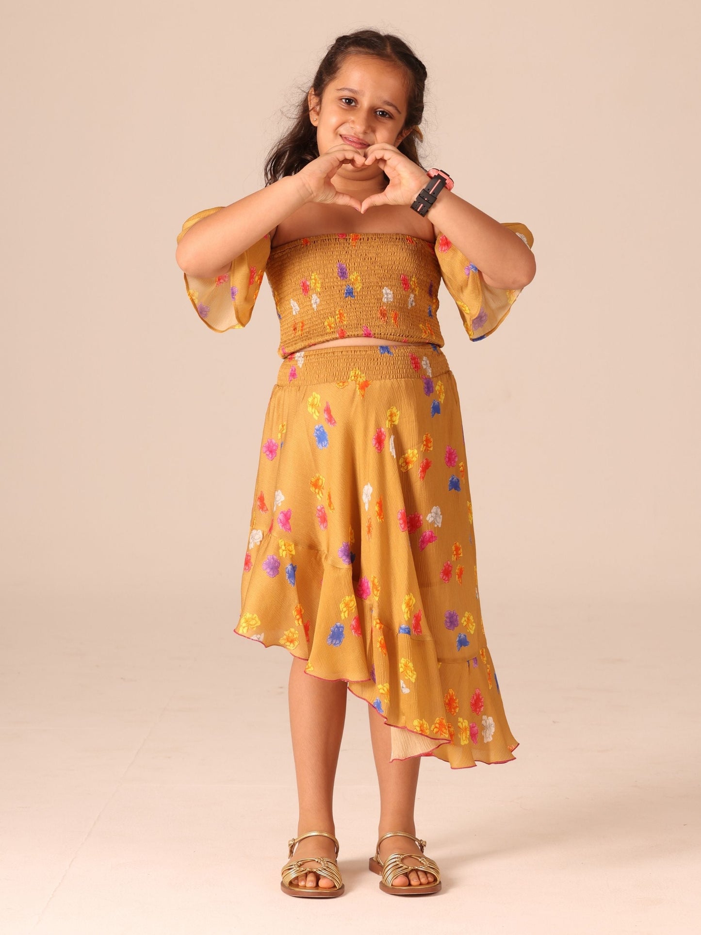 Mini Me Callista Top & Asymmetric Skirt Set